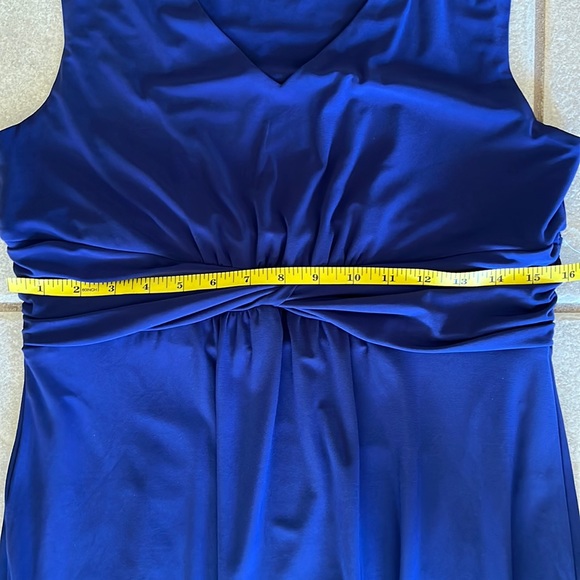 Women With Control Purple/Royal Blue Maxi Dress Size Small S NWT - Picture 8 of 11